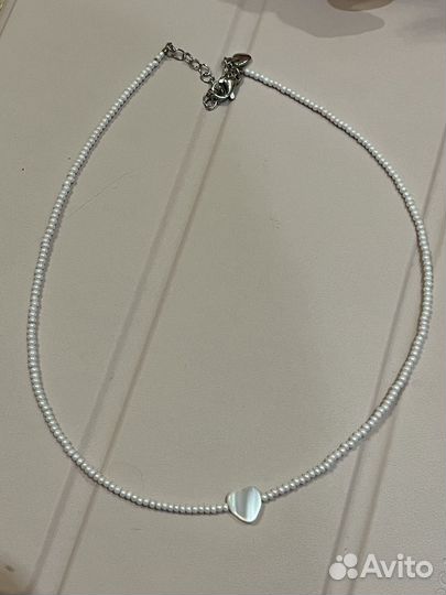 Колье чокер из бисера