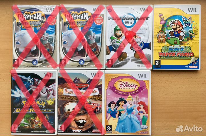 Игры на приставку Nintendo Wii