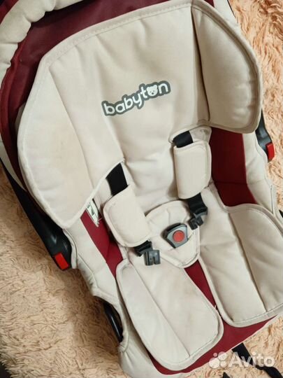 Автокресло Babyton FB-806-Red гр.0+ цвет красный