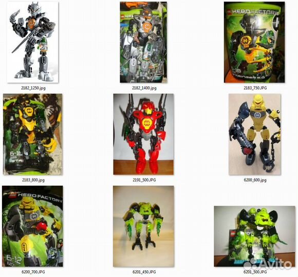 Лего Биониклы, Фабрика Героев, Бен 10, зв