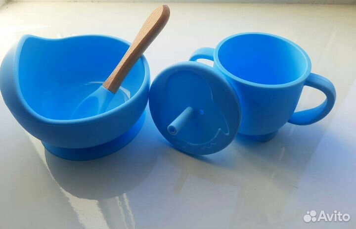 Силиконовая посуда для малышей