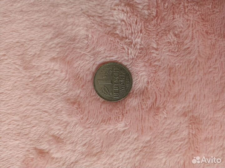 Немецкие монета 1967 г одна марка