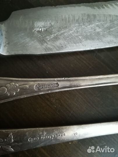 Мельхиоровые столовые приборы СССР