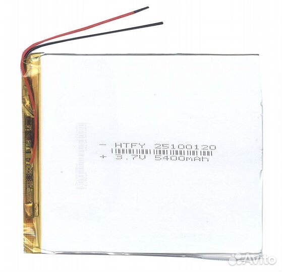 Li-Pol 2.5*100*120мм 2pin