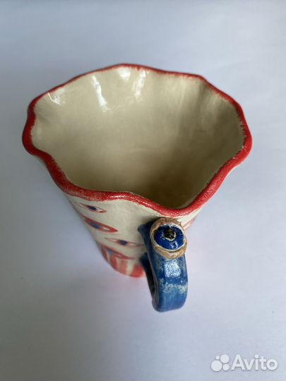 Чашка керамическая ручной работы