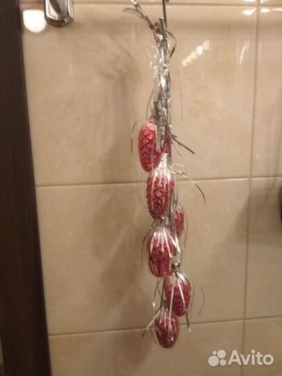 Елочные игрушки СССР шишки