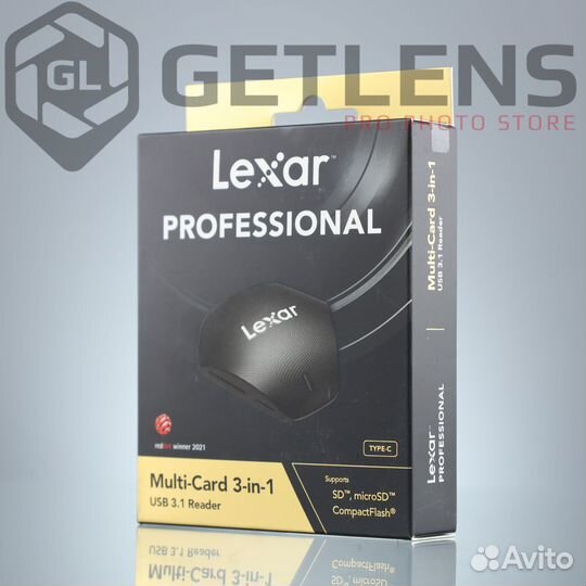 Lexar Professional Multi-Card 3in1 USB 3.1 Reader