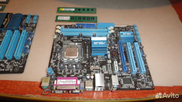 Материнская плата Asus-lga 1155\775+HDD 2,5\3,5-ко