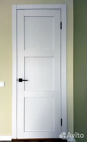 Межкомнатные двери. Эко шпон. Белые
