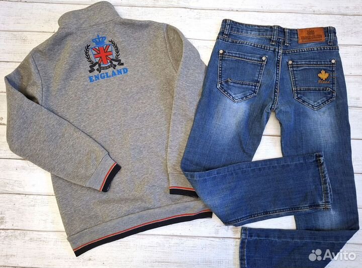 Фирменные вещи пакетом для мальчика 140 146