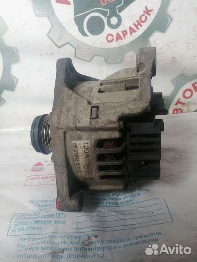 Генератор 120А на volkswagen passat b5