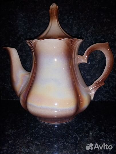 Кофейник и сахарница, керамика, винтаж