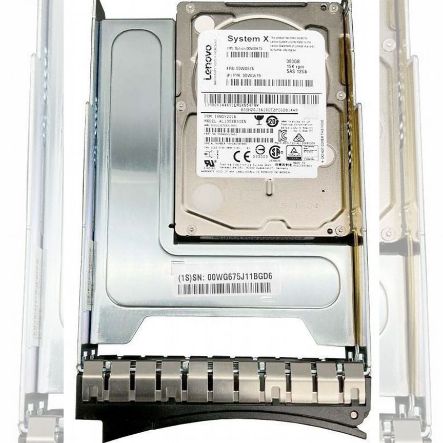 [00WG676] Жесткий Диск Ibm 00wg675 300gb 15000 Sas 3,5" Hdd 00wg676
