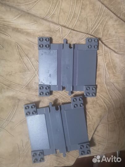 Lego duplo 2 грузовых поезда и рельсы