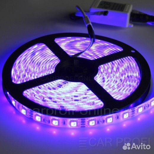 Светодиодная лента carprofi SMD 5050 RGB, С пу