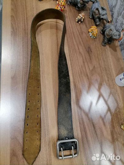 Офицерский кожаный ремень 1метр