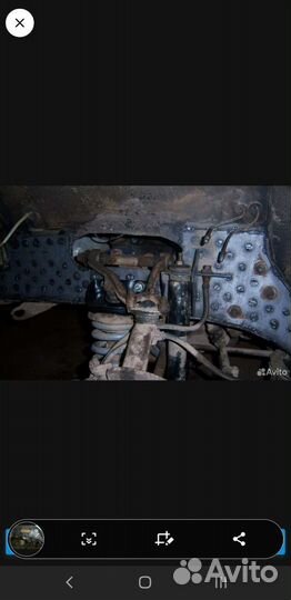 Усилитель передних лонжеронов нива