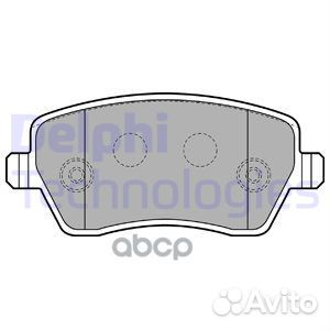 Колодки renault duster 2010 LP1865 Delphi