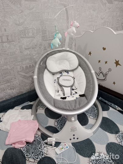 Детская люлька колыбель электрическая