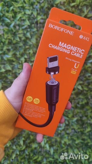 Магнитный кабель для зарядки Usb to Lightning 1М