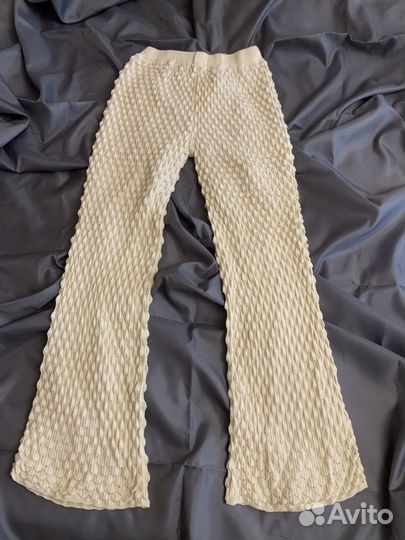 Штаны трикотажные ажурные с шортиками внутри