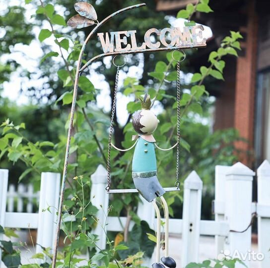 Садовые фигуры из металла