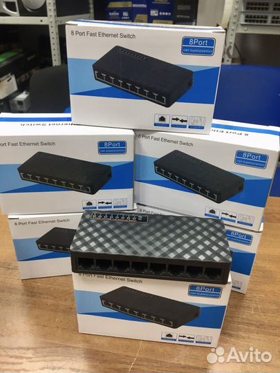 Новый коммутатор 8 портов