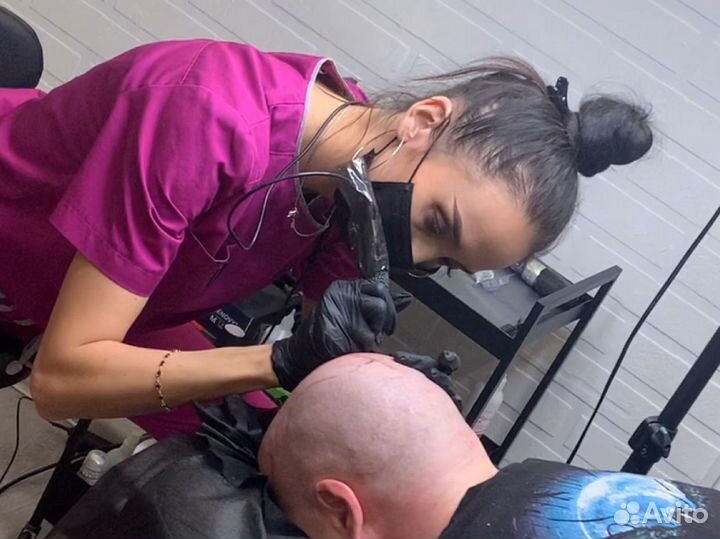 Трихопигментация головы