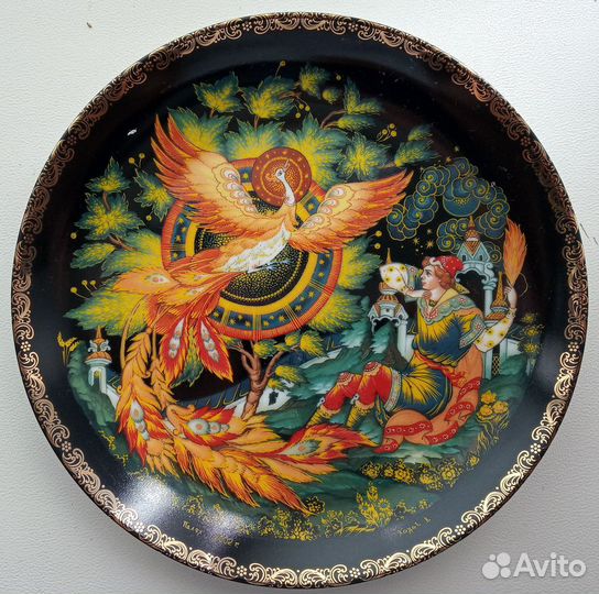 4 Тарелки Палех