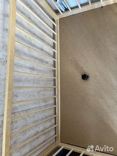 Детская кроватка люлька деревянная