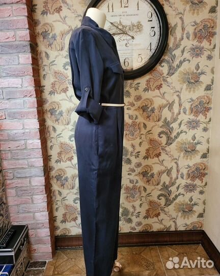 Massimo Dutti Комбинезон из мокрого шелка р. 46