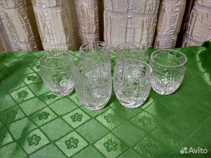 Хрусталь СССР (стаканы, рюмки, стопки)