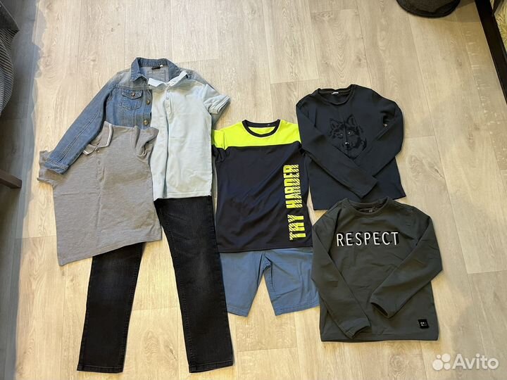 Цена за все. Пакет вещей на мальчика 128-140