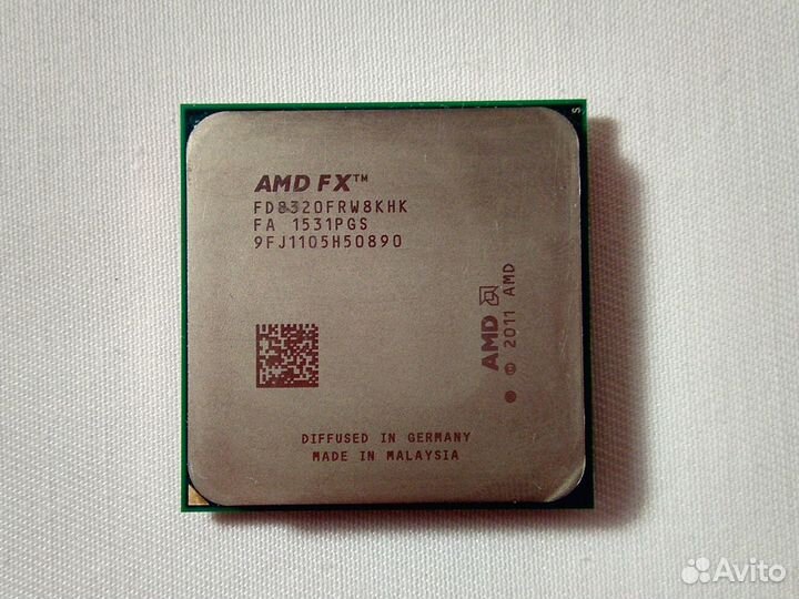 Процессор AMD FX-8320: AM3+, 8 ядер, 4000 Мгц
