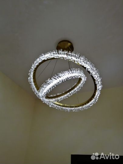 Люстра потолочная. Люстра подвесная кольцо