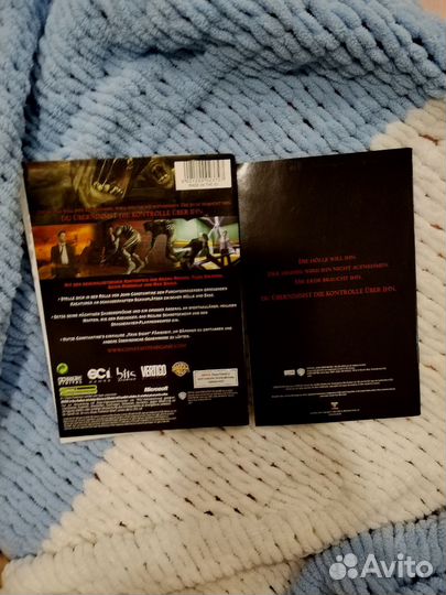 Обложка и мануал Constantine на Xbox original