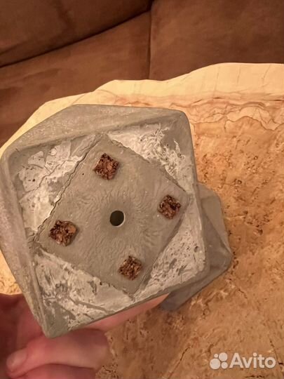 Бетонные горшки под суккуленты кактусы