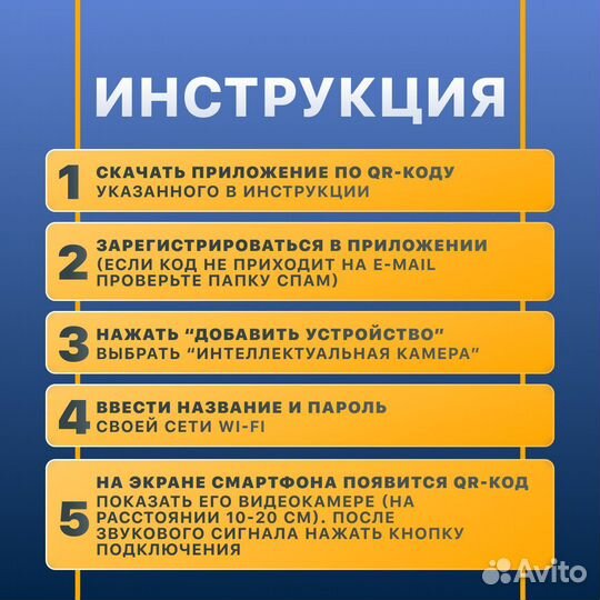 Камера видеонаблюдения wifi, видеоняня