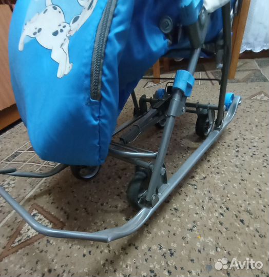 Детские санки коляска
