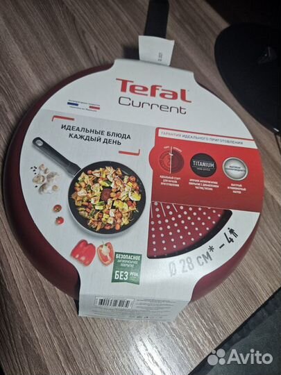 Сковорода tefal 28 см антипригарная