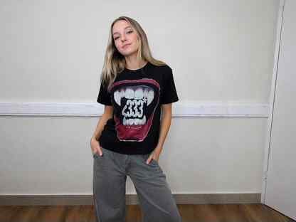 Женская футболка черная с принтом 48-50 размер, Москва