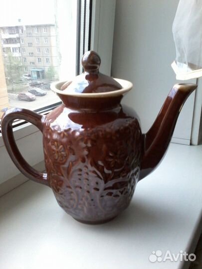 Чайники керамика новые 3шт