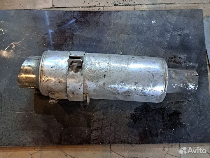 Глушитель прямоточный банка Jasma