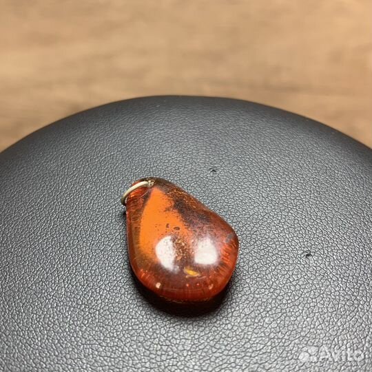 Винтажный Кулон Из Янтаря Ретро