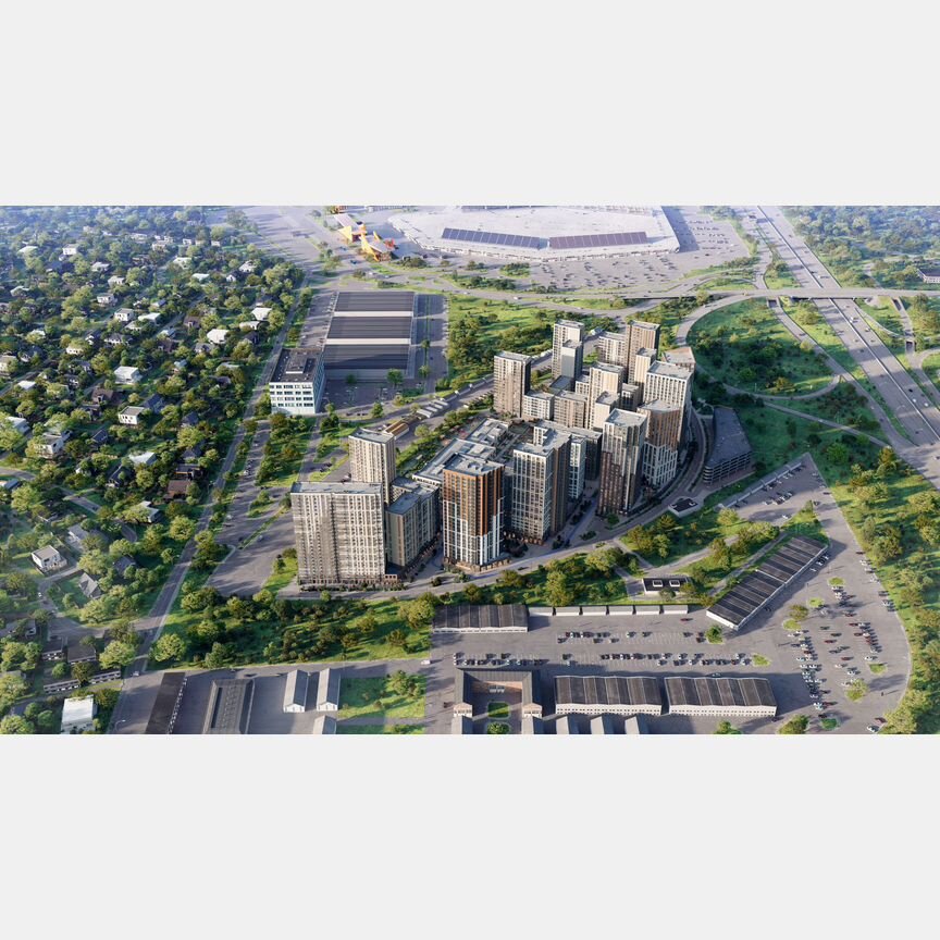 2-к. квартира, 45,3 м², 7/25 эт.