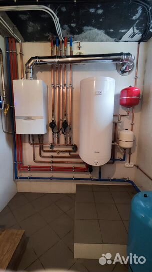 Монтаж отопления, водоснабжения. Теплый пол