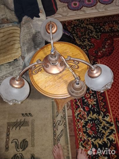 Люстра потолочная бу
