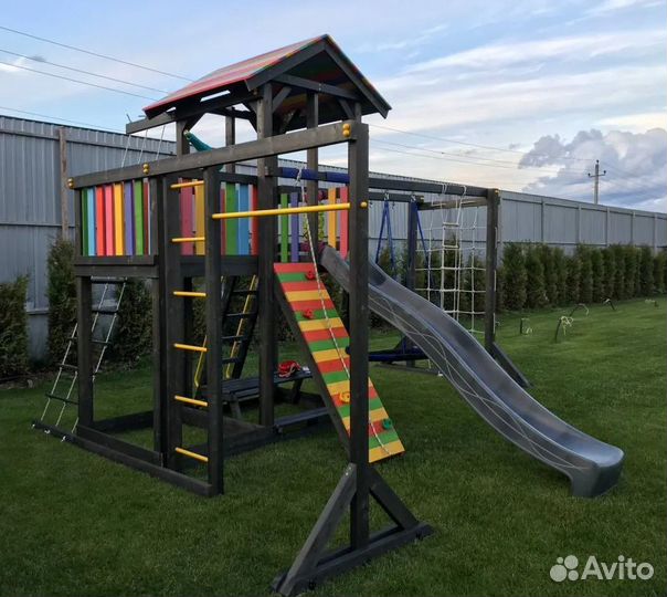 Игровые деревянные площадки