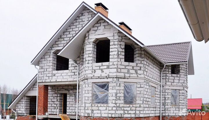 Строительство коттеджей И домов из газобетона