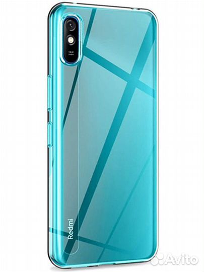 Силиконовый прозрачный чехол для Xiaomi Redmi 9A